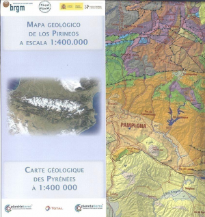 MAPA GEOLÓGICO DE LOS PIRINEOS A ESCALA 1:400.000