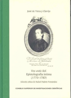 Cubierta de VOS ESTIS SOL. EPISTOLOGRAFÍA ÍNTIMA (1770-1783)