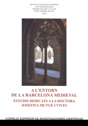 Cubierta de A L'ENTORN DE LA BARCELONA MEDIEVAL