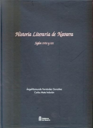 Cubierta de HISTORIA LITERARIA DE NAVARRA