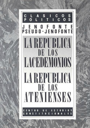 Cubierta de LA REPÚBLICA DE LOS LACEDEMONIOS Y DE LOS ATENIENSES