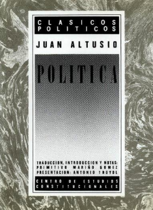 Cubierta de POLÍTICA DE JUAN ALTUSIO