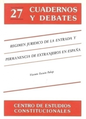 Cubierta de RÉGIMEN JURÍDICO DE LA ENTRADA Y PERMANENCIA DE EXTRANJEROS EN ESPAÑA