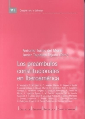 Cubierta de LOS PREÁMBULOS CONSTITUCIONALES EN IBEROAMÉRICA