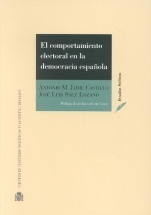 Cubierta de EL COMPORTAMIENTO ELECTORAL EN LA DEMOCRACIA ESPAÑOLA