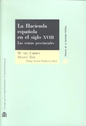 Cubierta de LA HACIENDA ESPAÑOLA EN EL SIGLO XVIII