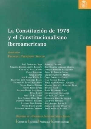 Cubierta de LA CONSTITUCIÓN DE 1978 Y EL CONSTITUCIONALISMO IBEROAMERICANO