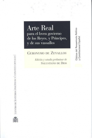 Cubierta de ARTE REAL (PARA EL BVEN GOVIERNO DE LOS REYES, Y PRINCIPES, Y DE SUS VASSALLOS