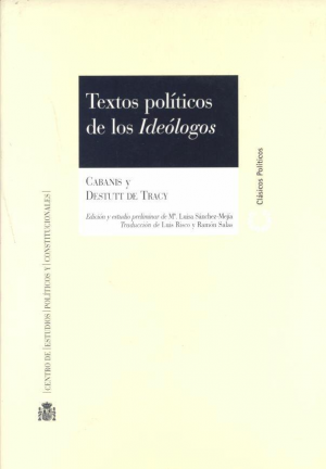 Cubierta de TEXTOS POLÍTICOS DE LOS IDEÓLOGOS