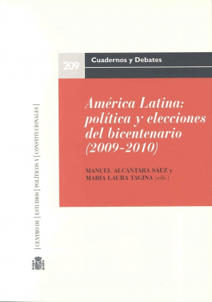 Cubierta de AMÉRICA LATINA: POLÍTICA Y ELECCIONES DEL BICENTENARIO (2009-2010)