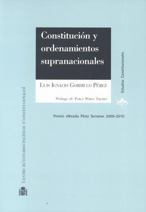 Cubierta de CONSTITUCIÓN Y ORDENAMIENTOS SUPRANACIONALES