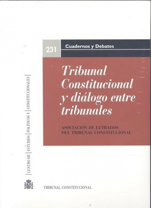 Cubierta de TRIBUNAL CONSTITUCIONAL Y DIÁLOGO ENTRE TRIBUNALES