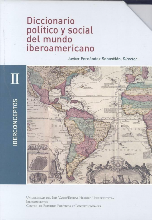 Cubierta de DICCIONARIO POLÍTICO Y SOCIAL DEL MUNDO IBEROAMERICANO. TOMO II