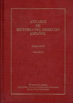 ANUARIO DE HISTORIA DEL DERECHO ESPAÑOL 1997