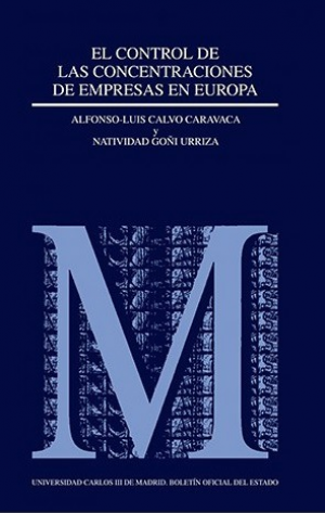 Cubierta de EL CONTROL DE LAS CONCENTRACIONES DE EMPRESAS EN EUROPA