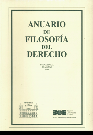 ANUARIO DE FILOSOFÍA DEL DERECHO 1999