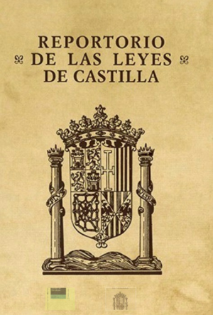 Cubierta de REPORTORIO DE LAS LEYES DE CASTILLA