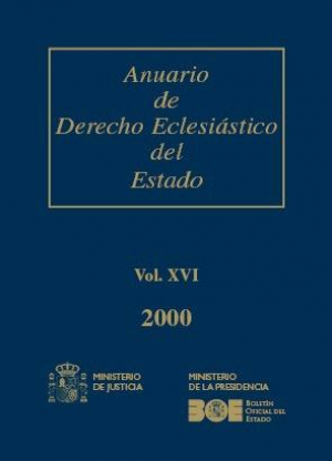 Cubierta de ANUARIO DE DERECHO ECLESIÁSTICO DEL ESTADO 2000