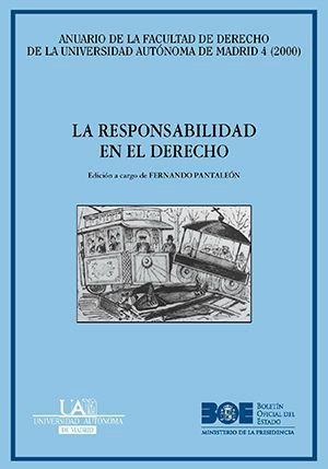 Cubierta de LA RESPONSABILIDAD EN EL DERECHO