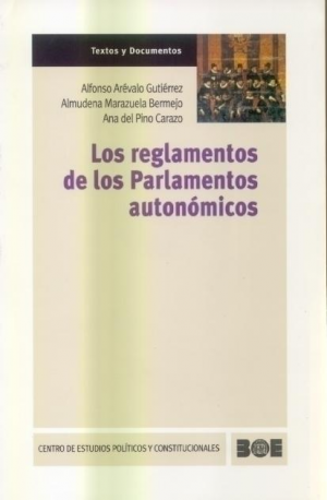 Cubierta de LOS REGLAMENTOS DE LOS PARLAMENTOS AUTONÓMICOS