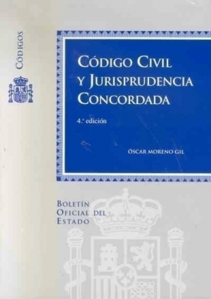 Cubierta de CÓDIGO CIVIL Y JURISPRUDENCIA CONCORDADA
