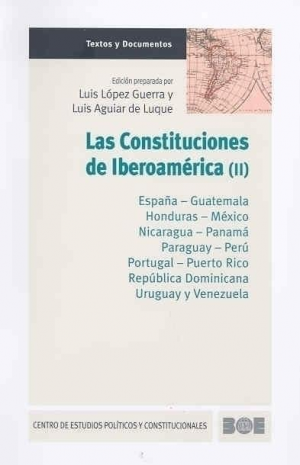 Cubierta de LAS CONSTITUCIONES DE IBEROAMÉRICA (II)
