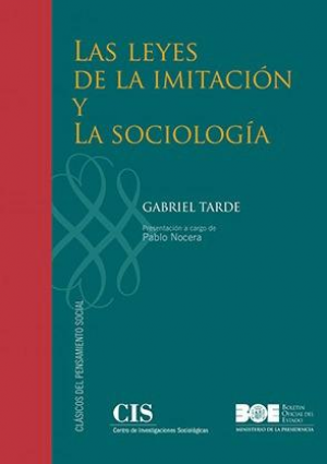 Cubierta de LAS LEYES DE LA IMITACIÓN Y LA SOCIOLOGÍA