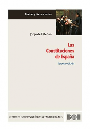 Cubierta de LAS CONSTITUCIONES DE ESPAÑA