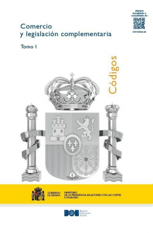 Cubierta de CÓDIGO DE COMERCIO Y LEGISLACIÓN COMPLEMENTARIA (Dos tomos)
