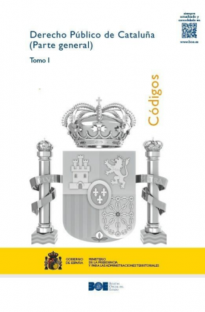 Cubierta de DERECHO PÚBLICO DE CATALUÑA Dos tomos (Parte general)