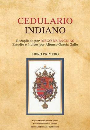 CEDULARIO INDIANO O CEDULARIO DE ENCINAS (5 Tomos)