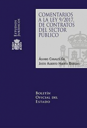 Cubierta de COMENTARIOS A LA LEY 9/2017 DE CONTRATOS DEL SECTOR PÚBLICO