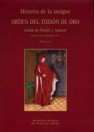 Cubierta de HISTORIA DE LA INSIGNE ORDEN DEL TOISÓN DE ORO