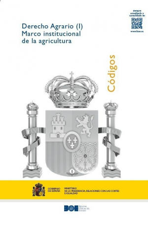Cubierta de DERECHO AGRARIO (I) MARCO INSTITUCIONAL DE AGRICULTURA