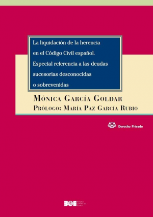 Cubierta de LA LIQUIDACIÓN DE LA HERENCIA EN EL CÓDIGO CIVIL ESPAÑOL