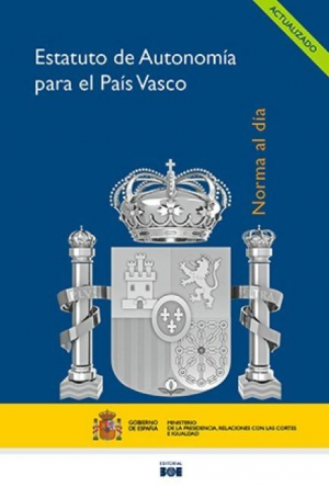 Cubierta de ESTATUTO DE AUTONOMÍA PARA EL PAÍS VASCO