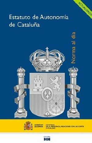 Cubierta de ESTATUTO DE AUTONOMÍA DE CATALUÑA