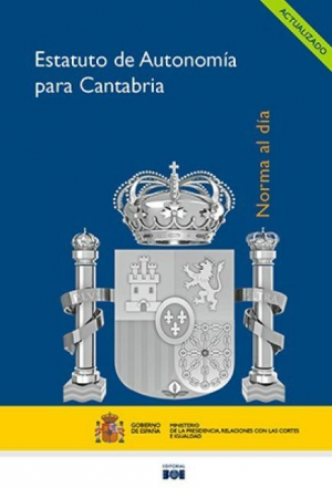 Cubierta de ESTATUTO DE AUTONOMÍA PARA CANTABRIA