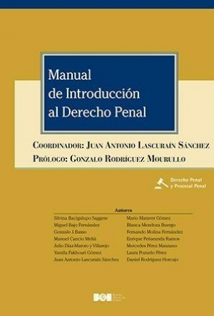 Cubierta de MANUAL DE INTRODUCCIÓN AL DERECHO PENAL