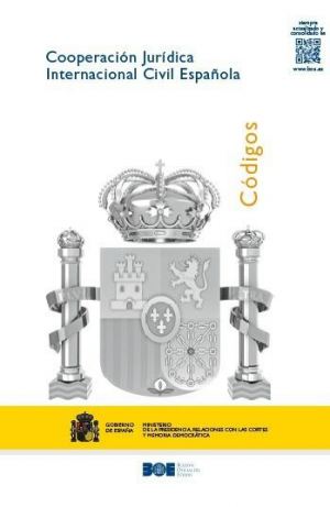 Cubierta de COOPERACIÓN JURÍDICA INTERNACIONAL CIVIL ESPAÑOLA