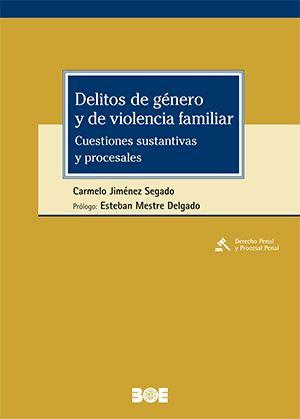 Cubierta de DELITOS DE GÉNERO Y DE VIOLENCIA FAMILIAR