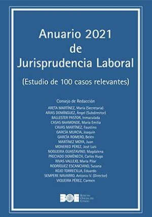 Cubierta de ANUARIO DE JURISPRUDENCIA LABORAL 2021