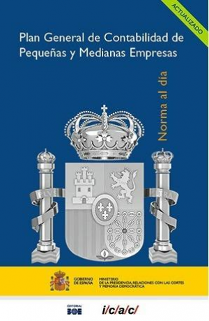 Cubierta de PLAN GENERAL DE CONTABILIDAD DE PEQUEÑAS Y MEDIANAS EMPRESAS