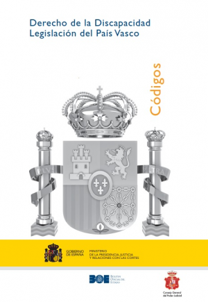 Cubierta de DERECHO DE LA DISCAPACIDAD. LEGISLACIÓN DEL PAÍS VASCO