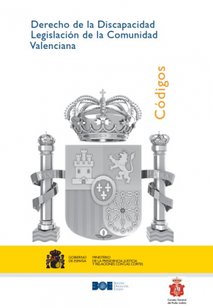 Cubierta de DERECHO DE LA DISCAPACIDAD. LEGISLACIÓN DE LA COMUNIDAD VALENCIANA