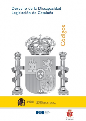 Cubierta de DERECHO DE LA DISCAPACIDAD. LEGISLACIÓN DE CATALUÑA