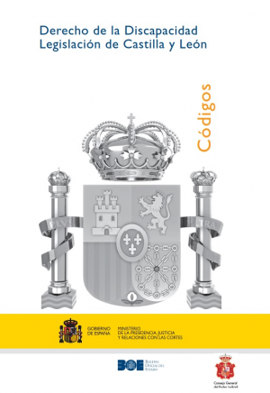 Cubierta de DERECHO DE LA DISCAPACIDAD. LEGISLACIÓN DE CASTILLA Y LEÓN