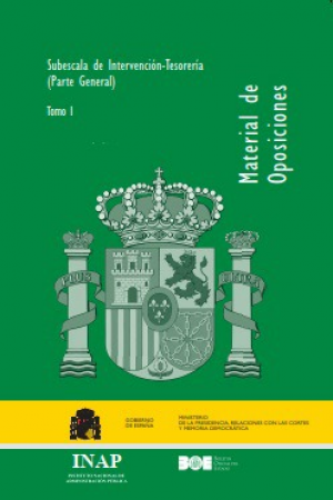 Cubierta de SUBESCALA DE INTERVENCIÓN-TESORERÍA (PARTE GENERAL) (Cuatro tomos)