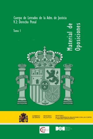 Cubierta de CUERPO DE LETRADOS DE LA ADMINISTRACIÓN DE JUSTICIA V.2: DERECHO PENAL