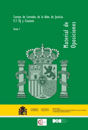 Cubierta de CUERPO DE LETRADOS DE LA ADMINISTRACIÓN DE JUSTICIA V.7: OJ Y ESTATUTO